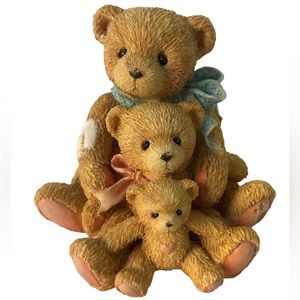 Vintage Cherished Teddies "THEADORE, SAMANTHA and TYLER" 1991 P. Hillman Retired